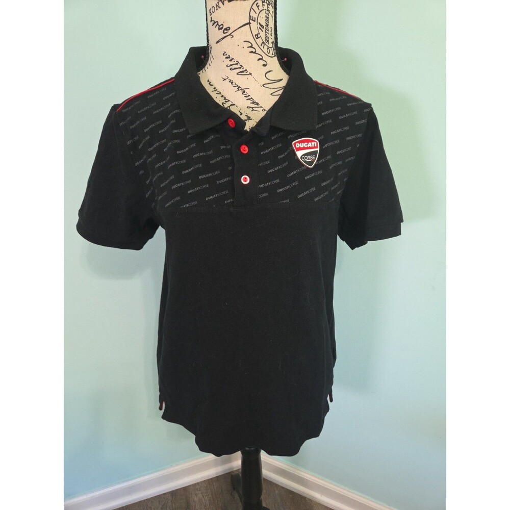 Ducati Corse Ducati Technical Starter Micro Logo Polo Shirt medium